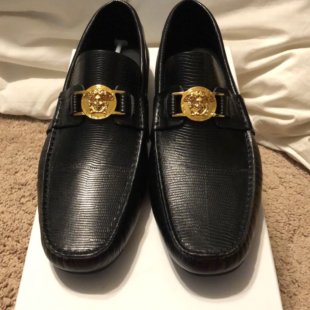 Versace Men’s Black Loafer